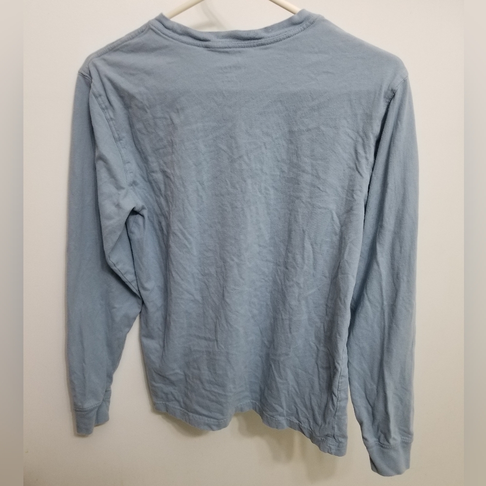 VGUC light blue *cotton* long sleeve shirt - Picture 4 of 4